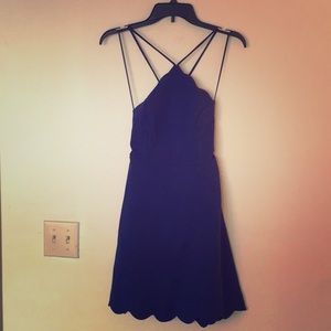 Navy blue dress